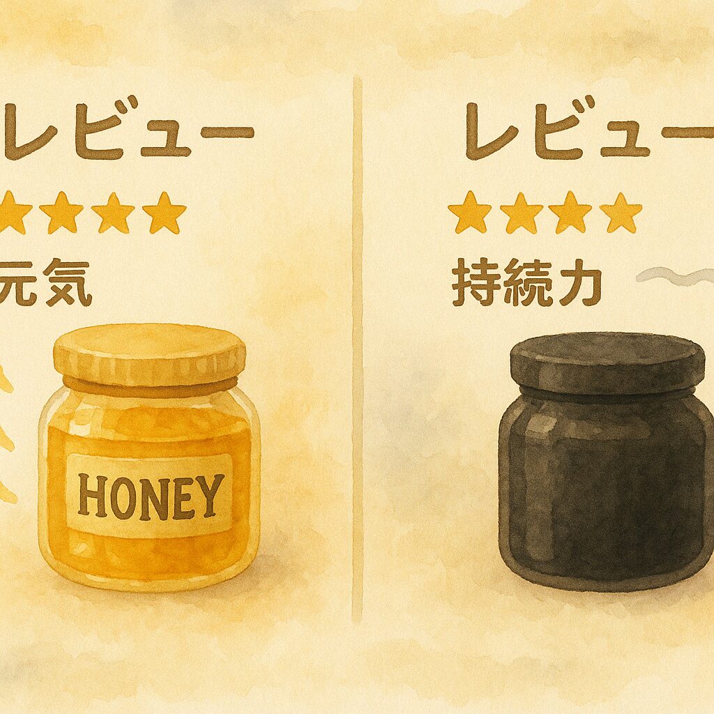 ロイヤルハニー ブラックホース 口コミの比較