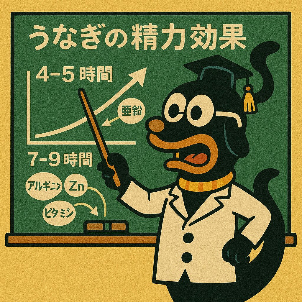 うなぎを食べて精力が高まる何時間後なのか総括