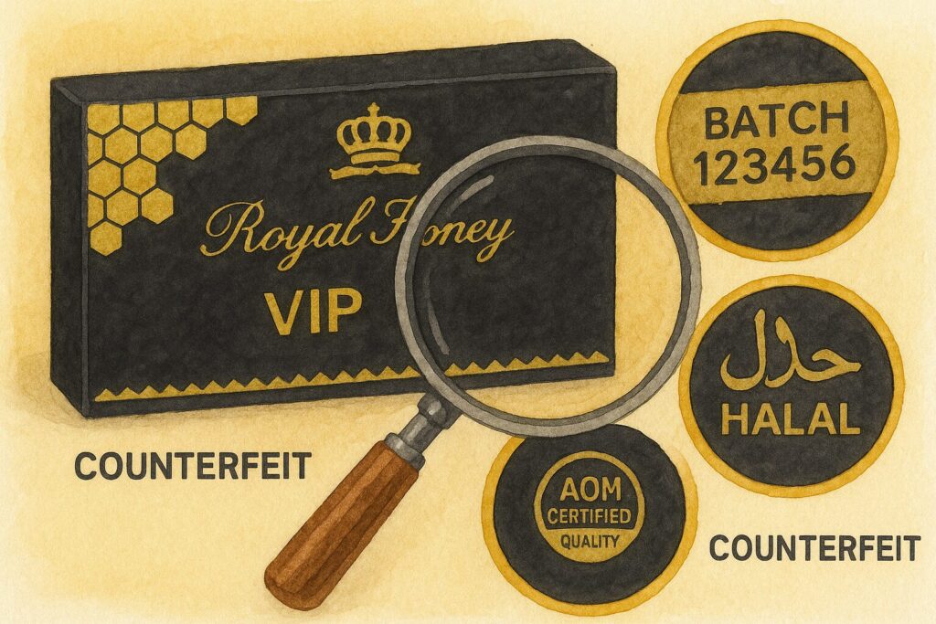 ロイヤルハニー vip 偽物を避ける方法