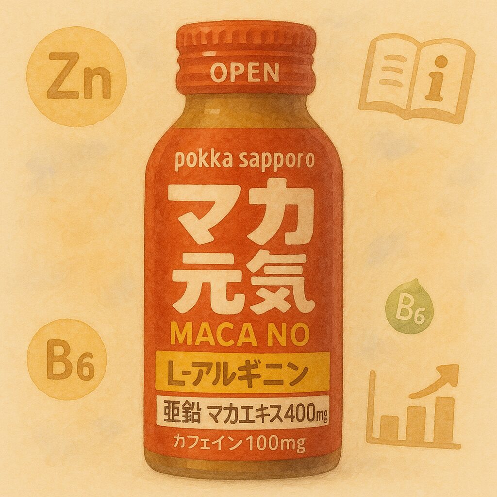 コンビニで買えるマカの元気の基本情報